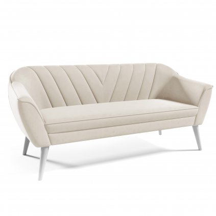 Sofa typ 206 Velutto 01 nogi białe