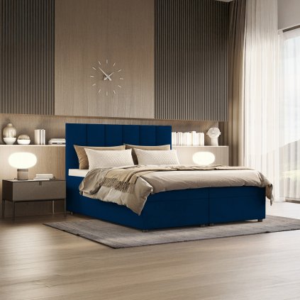 Kontinentální čalouněná postel VENUS (180x200 cm)