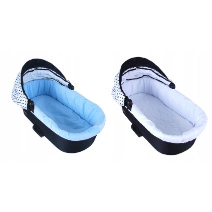 BabyLux Wklad Ochraniacz Materac Do Gondoli VELVET MIKROFIBRA BLEKIT