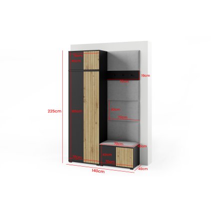 Zestaw nr 2 wymiary Set no 2 size