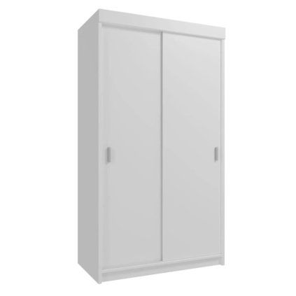 Šatní skříň KLASIK 120 cm, Bílá