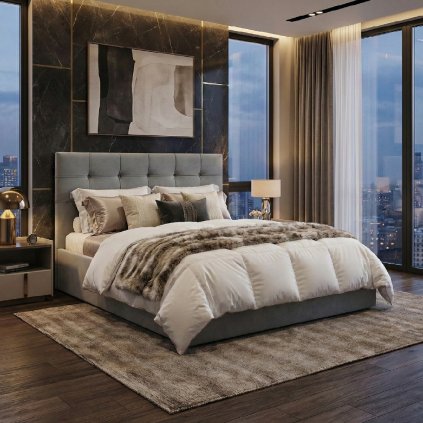 Čalouněná postel SORIA 180 x 200 cm