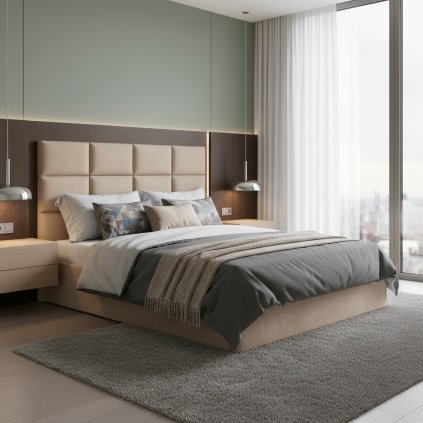 Čalouněná postel YORK 180 x 200 cm