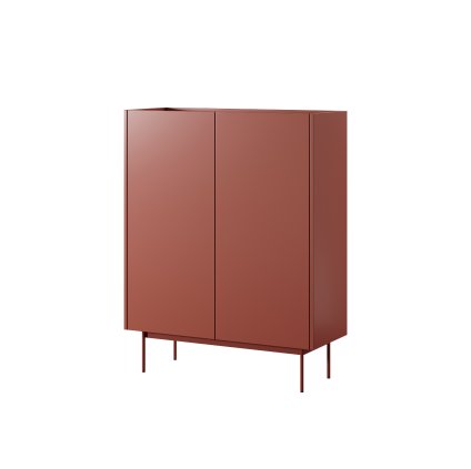 Piaski 23 07 13 Color Szafa ceramic red dab linea biale tlo