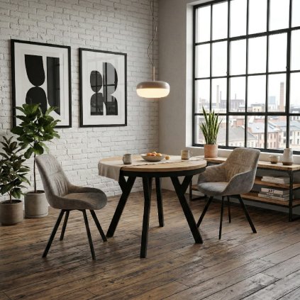 Rozkládací jídelní stůl DOMIANO 90-190 cm