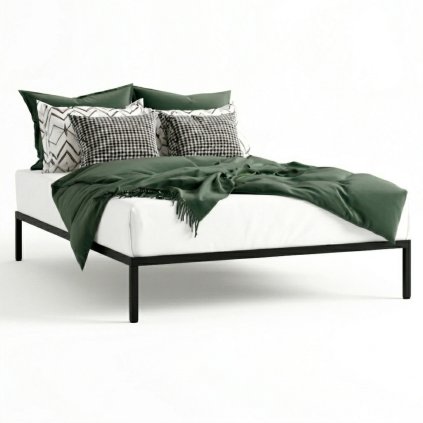 Industriální kovová postel FERRON, 160x200 cm
