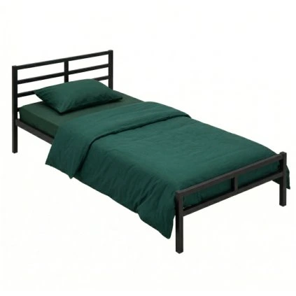 Industriální kovová postel LUSSO 1, 90x200 cm