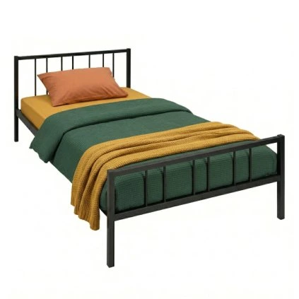 Industriální kovová postel LUSSO 2, 90x200 cm