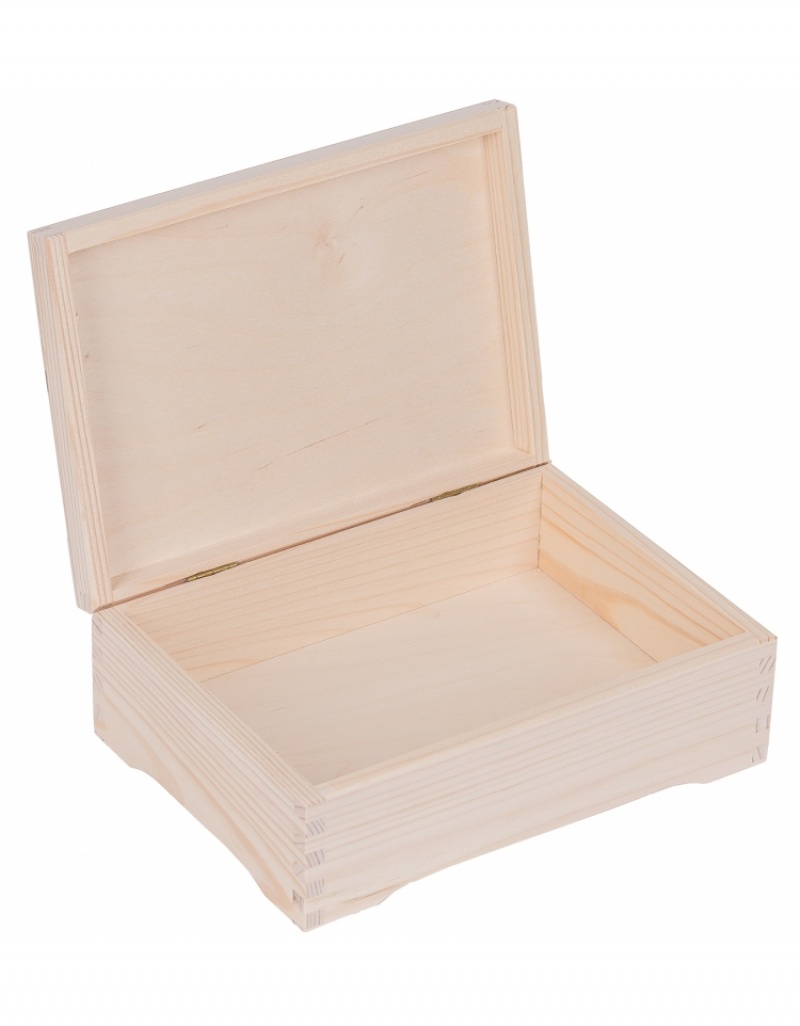 FK Dřevěná krabička - 24x17x8 cm, Přírodní FK Dřevěná krabička - 24x17x8 cm, Přírodní