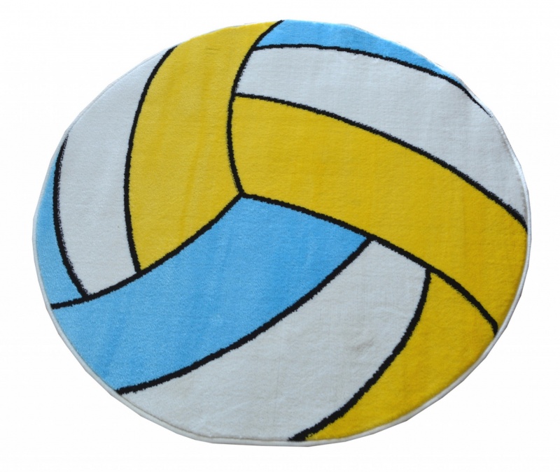 Luc Dětský koberec - Volejbalový míč - 100 x 100 cm