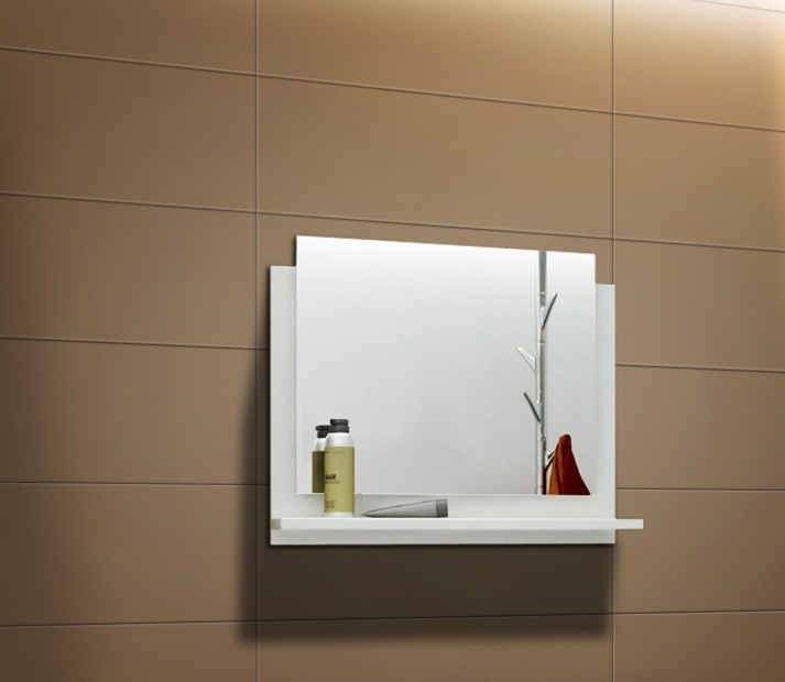 Levně Ral Koupelnové zrcadlo Lea 2 - Bílá