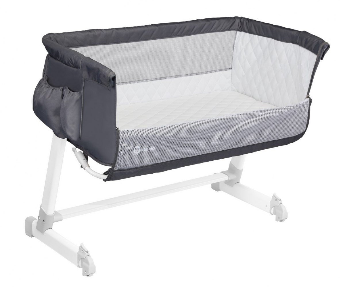 X-SMAZAT Postýlka cestovní/přístavní Theo dark grey