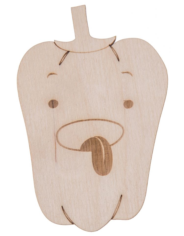 FK Dřevěná ozdoba (paprika) - 10x7 cm