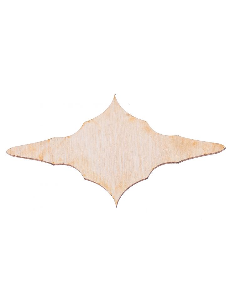 FK Dřevěná ozdoba (ornament) - 8x4 cm