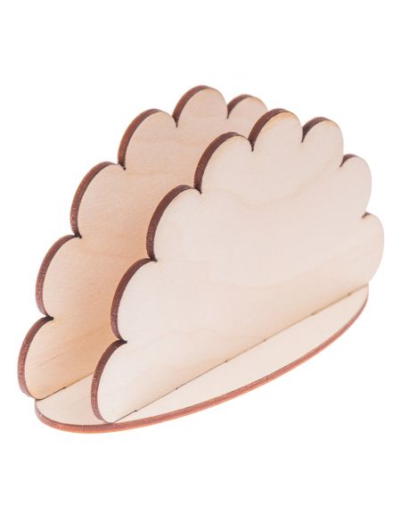 FK Dřevěný stojan na ubrousky - 15x6x8 cm