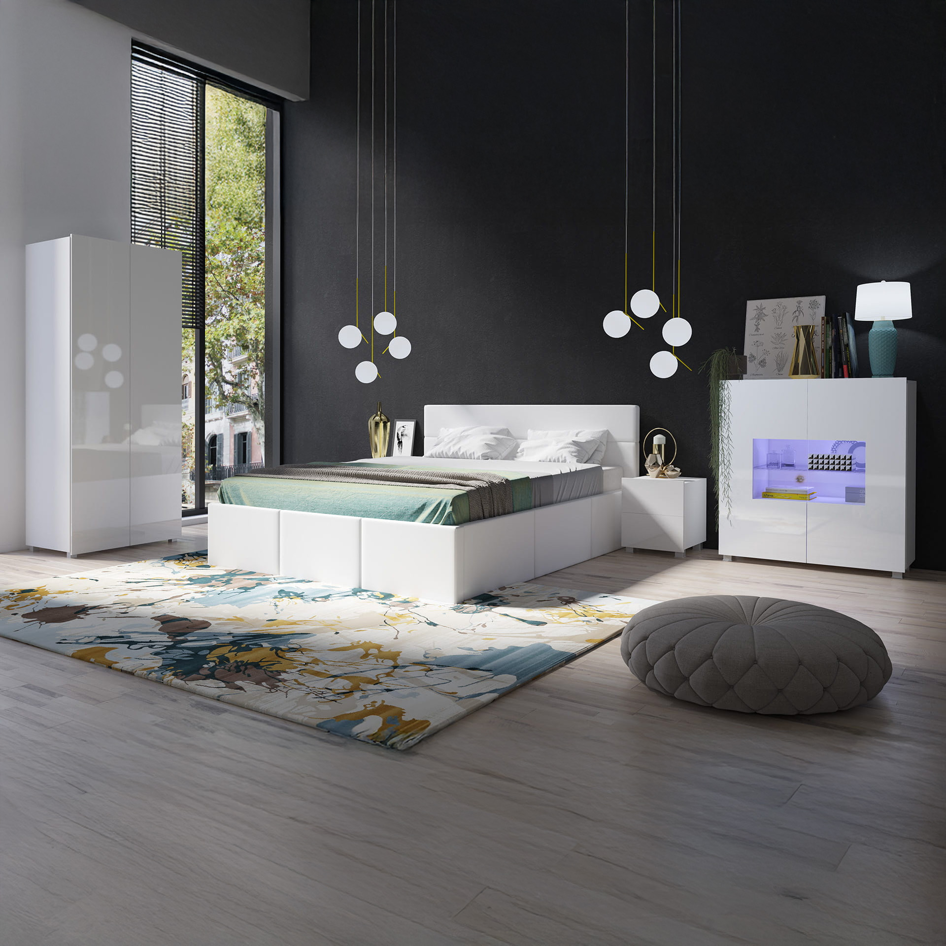 GAB Sestava nábytku LORONA 19, Bílá