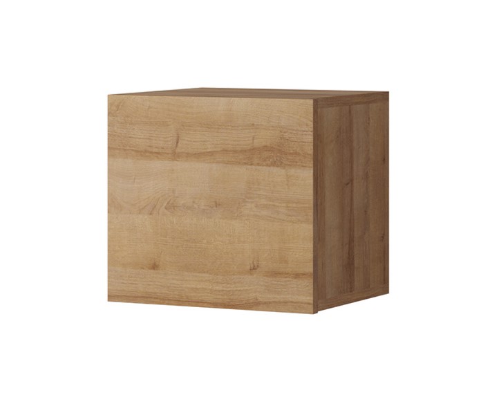 GAB Závěsná čtvercová skříňka LORONA KW, Zlatý dub 34 cm