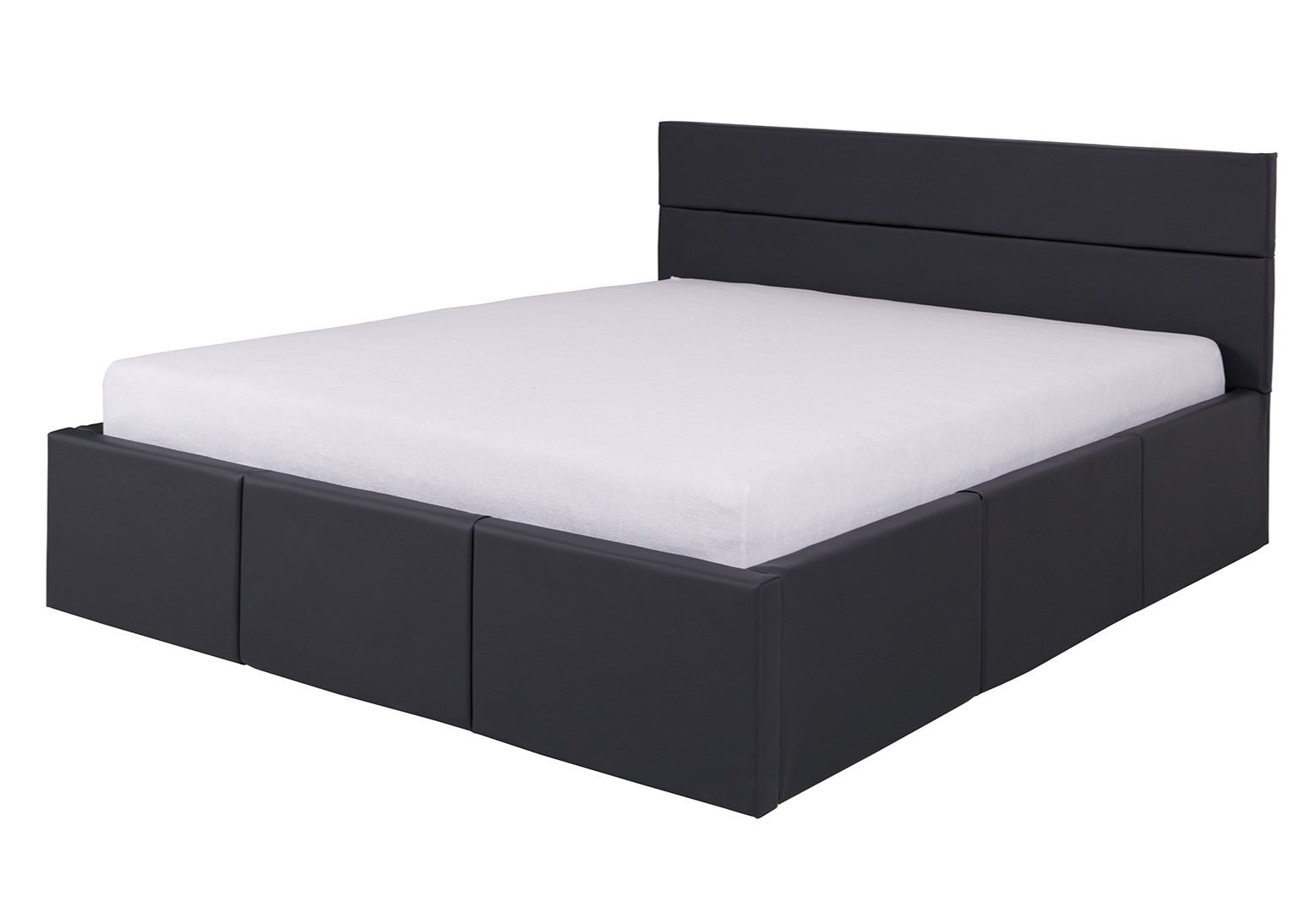 GAB Postel LORONA 160 x 200 cm, Grafit Eko-kůže