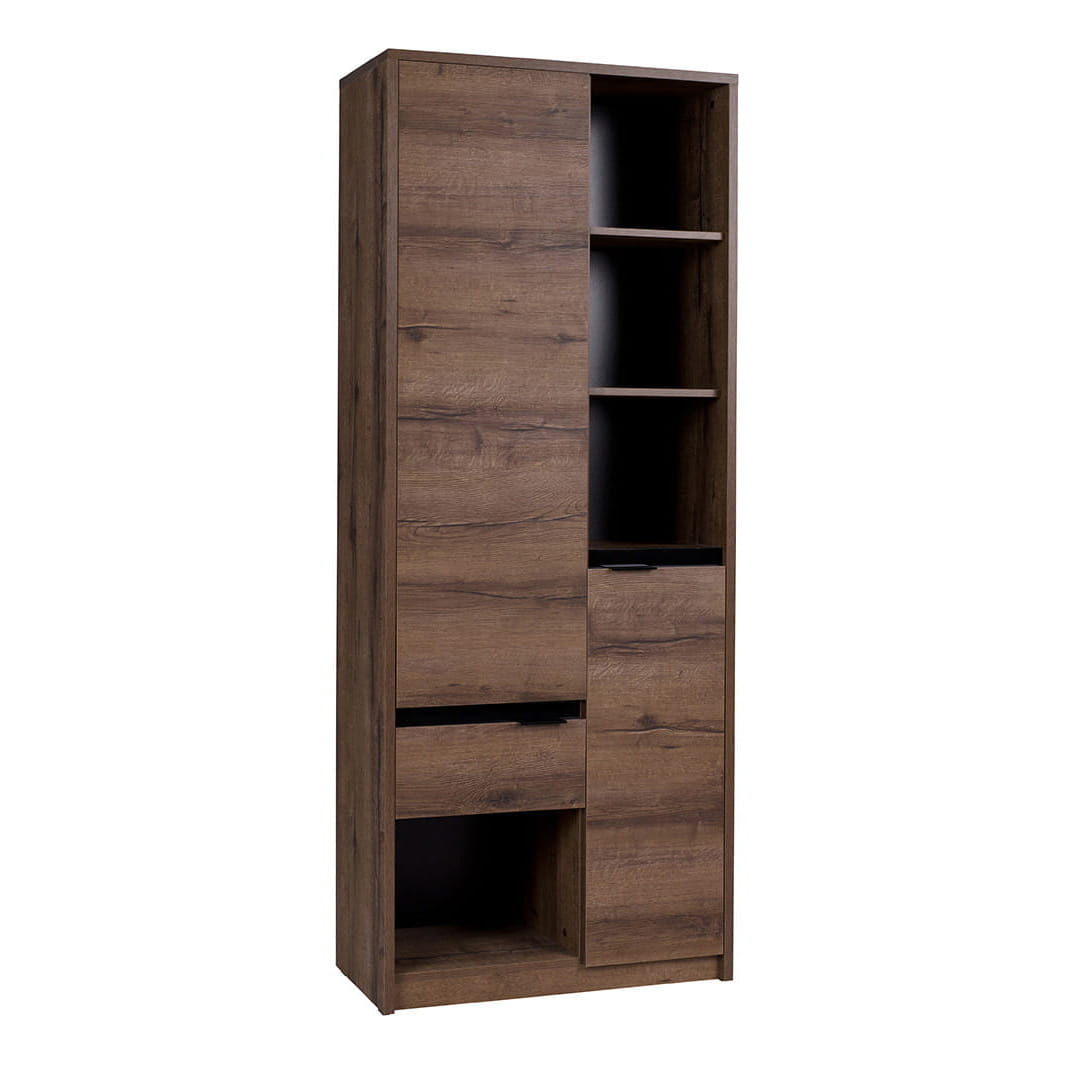 GAB Knihovna Devon - Klášterní dub + černý lesk