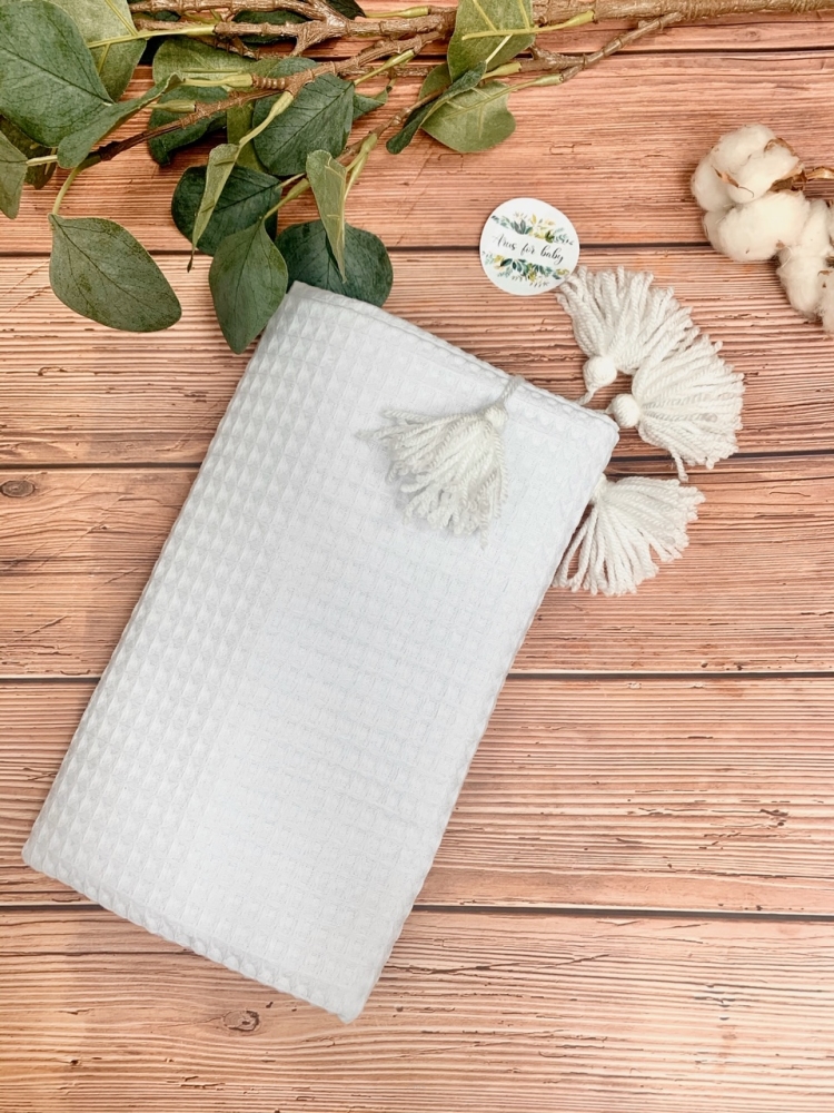 Ar-s Dětská vaflová deka 100 x 75 cm - bílá