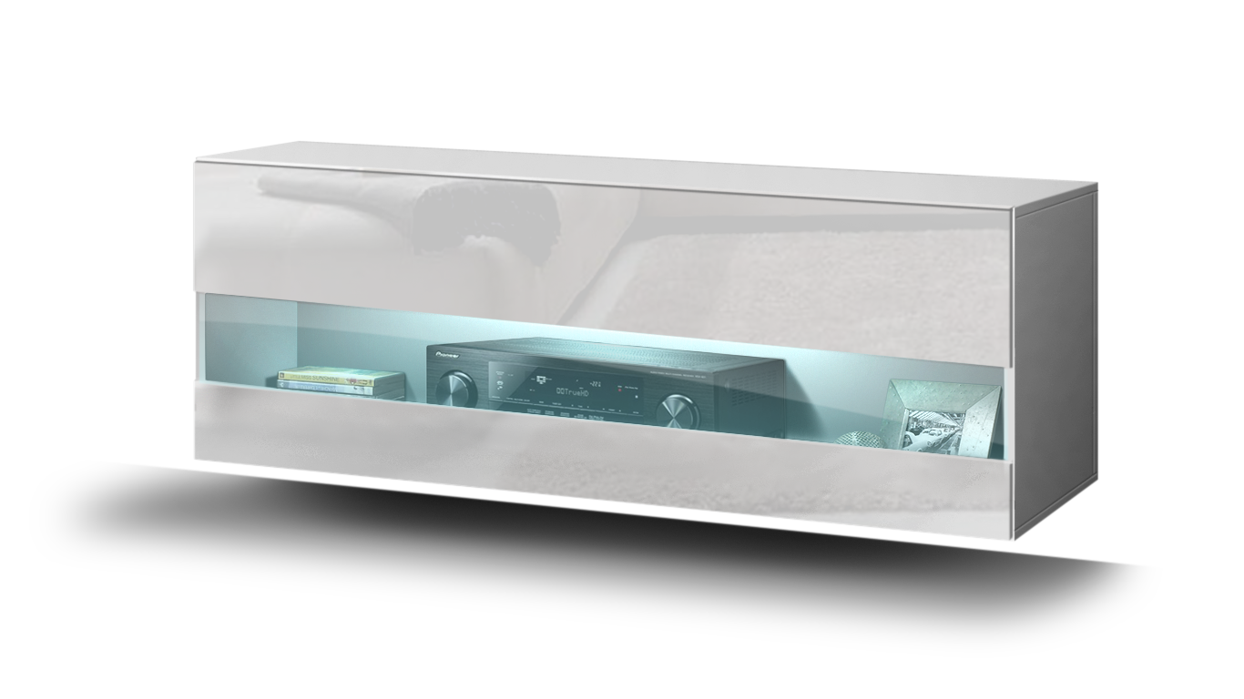 Ral Závěsná skříň GS 5 Barva dřeva: Bílá matná + lesklé čelo