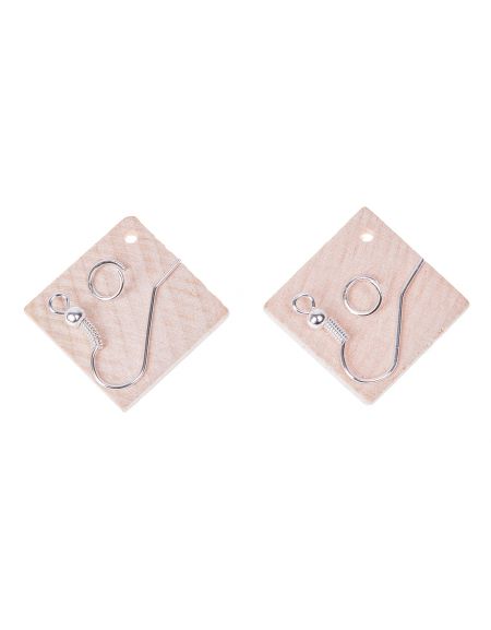 FK Dřevěné náušnice - 2 cm