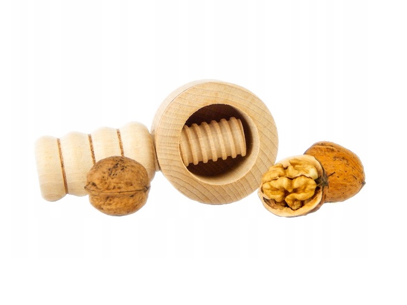 FK Dřevěný louskáček na ořechy - 12x5 cm