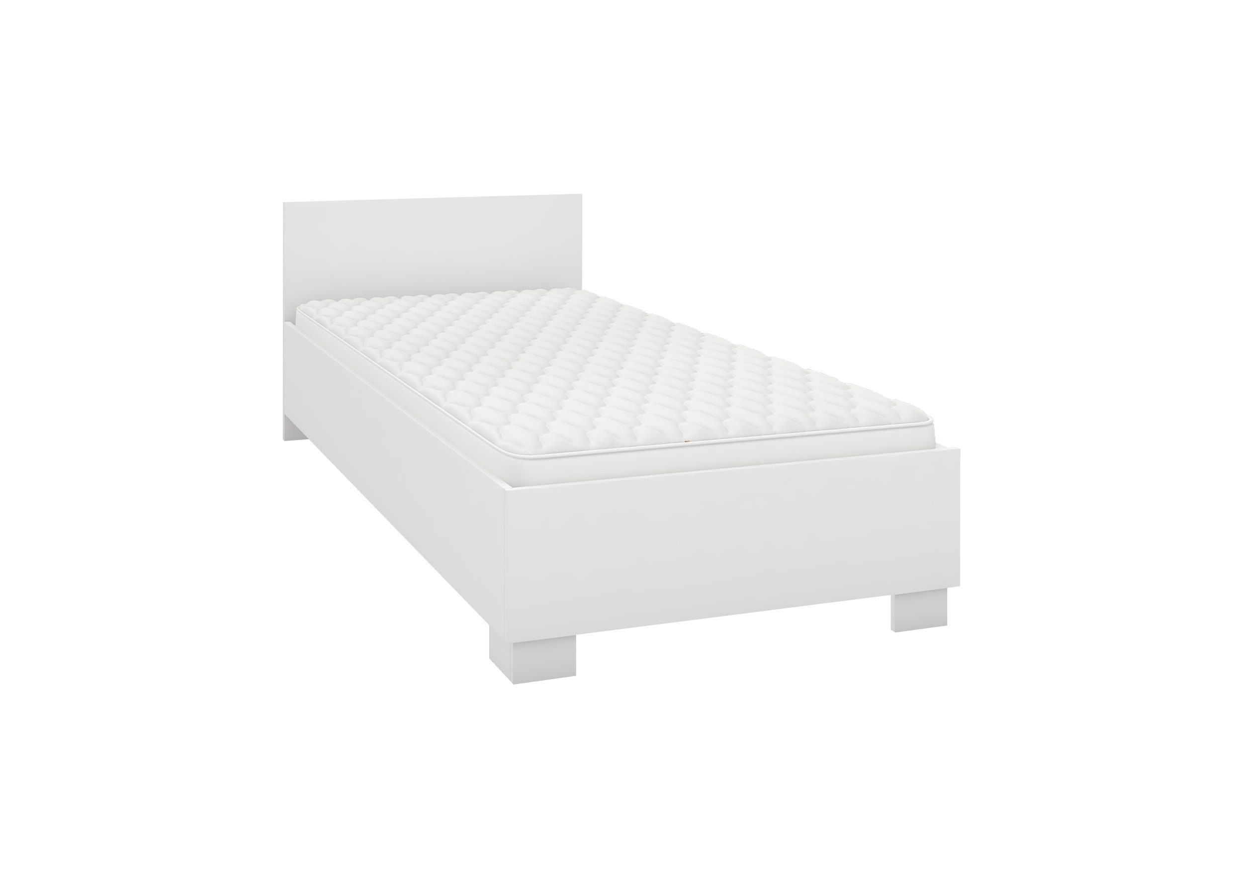 IDZ Postel OMEGA/SMYK I 90 x 200 cm 36, Bílá