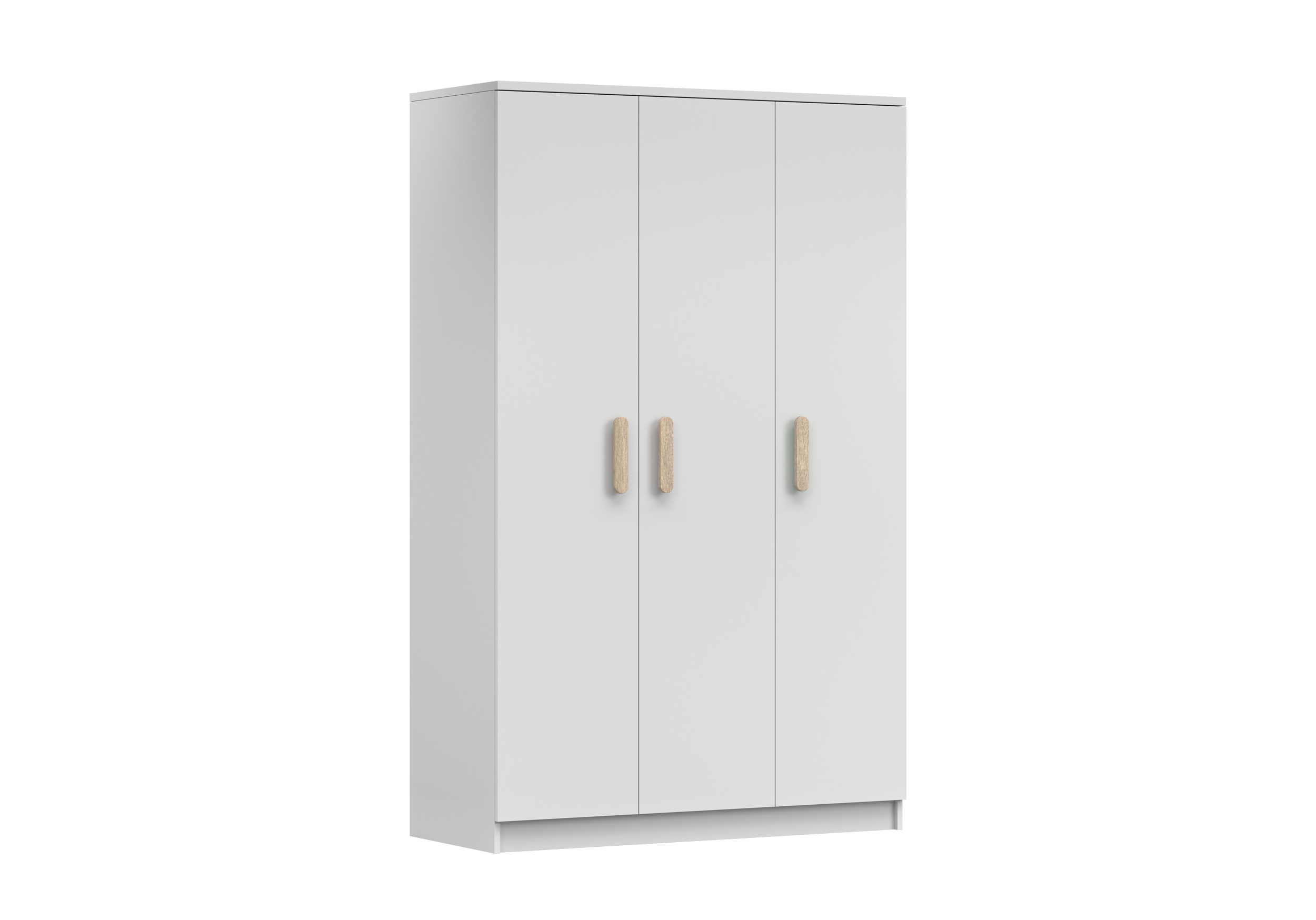 IDZ Šatní skříň SMYK I 3D 19, 120 cm Bílá / Barevné úchytky Barva: Dub