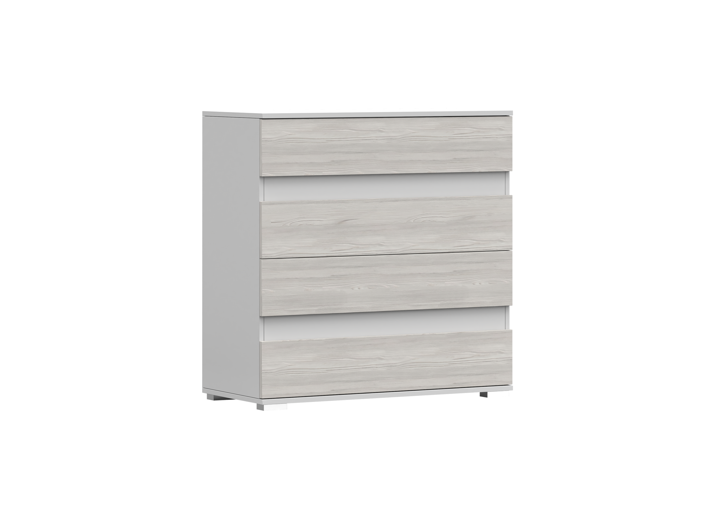 IDZ Komoda HELIOS 4S 46, 90 cm Dub Kathult/Bílá