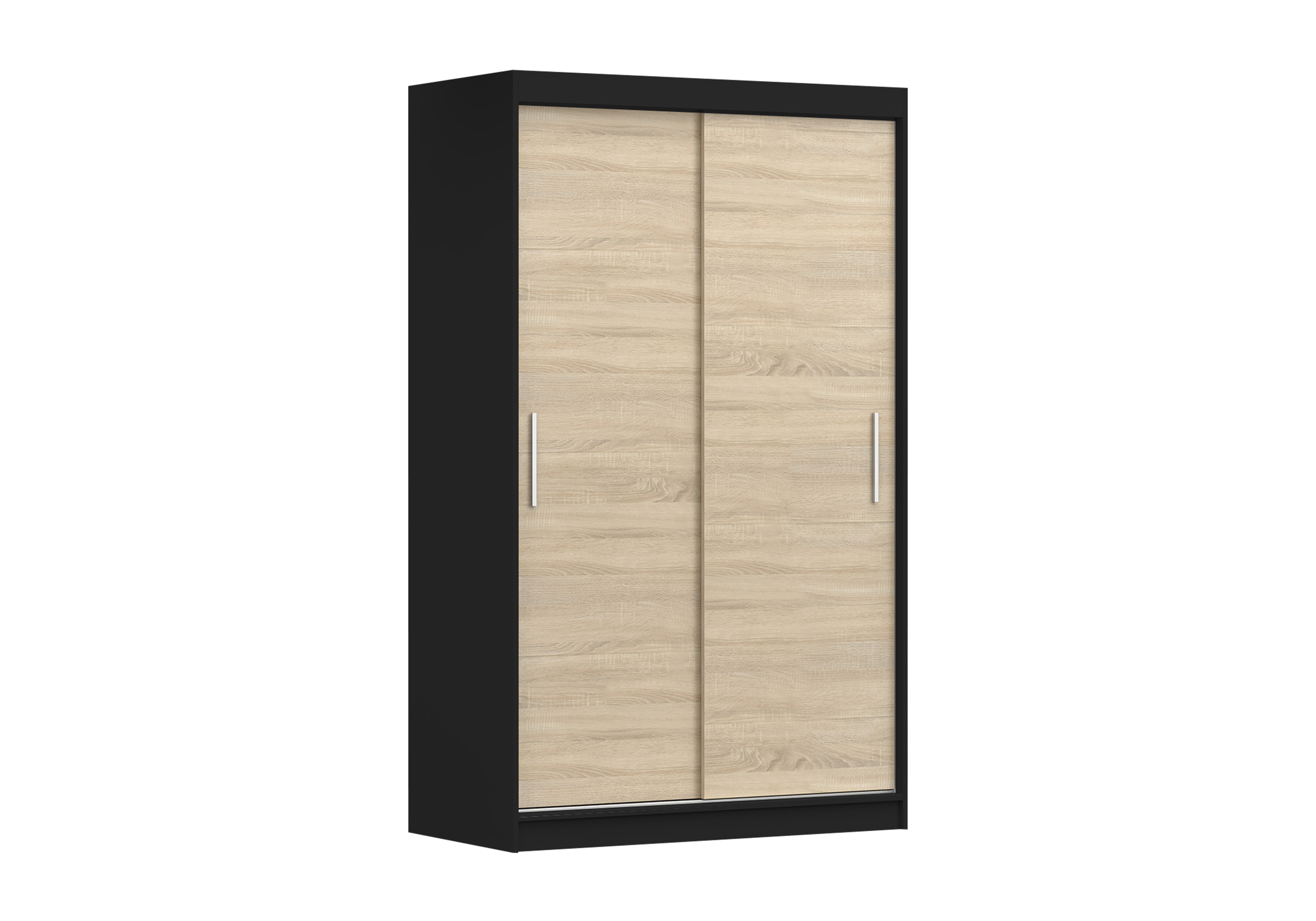 IDZ Šatní skříň NEOMI 04, 120 cm Barva dřeva: Černá + Sonoma