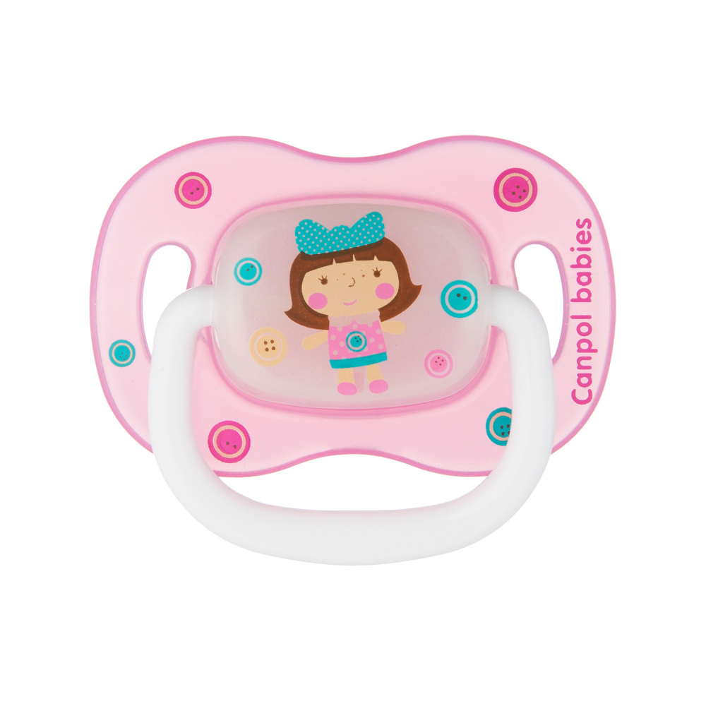 B - Canpol babies dudlík silikonový symetrický 6-18 m TOYS