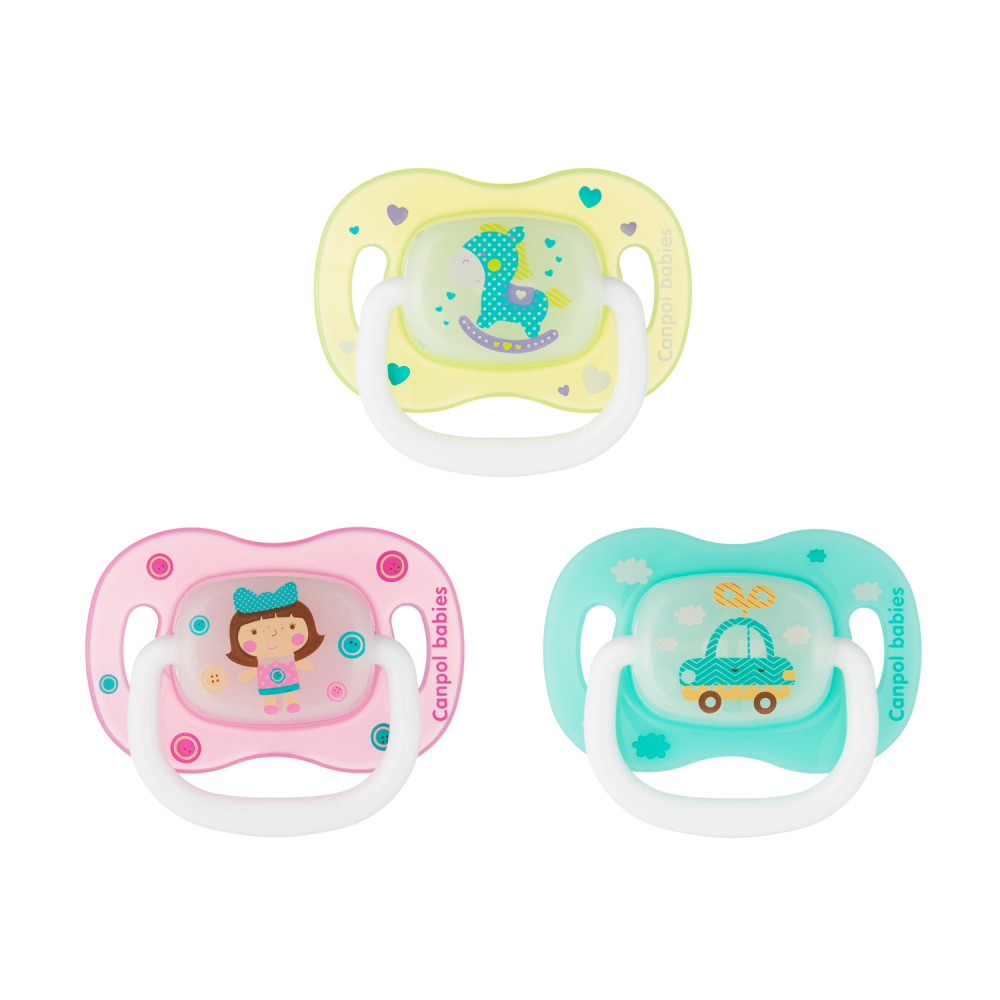 Canpol babies Dudlík silikonový symetrický 18m+ TOYS