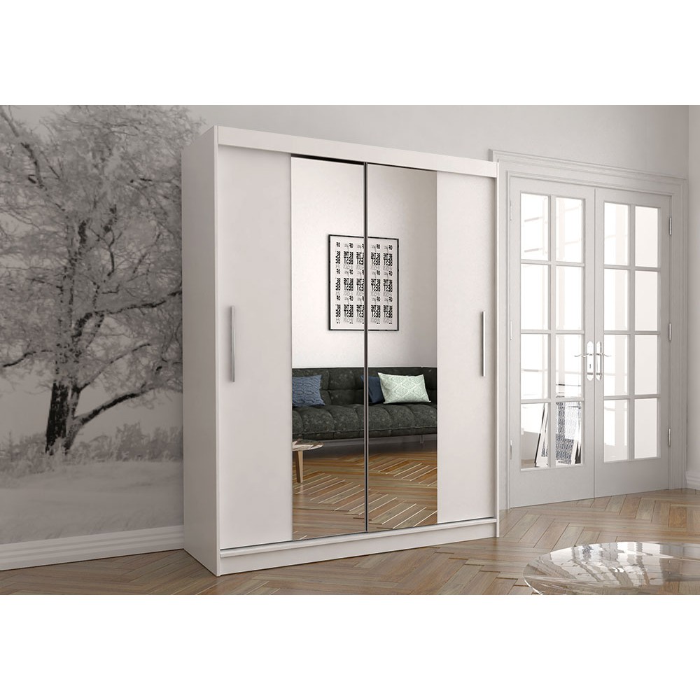 IDZ Šatní skříň Neomi 01 (150 cm) Barva dřeva: Bílá