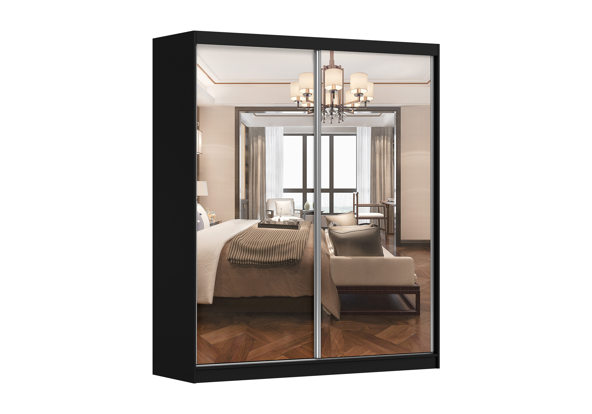 IDZ Šatní skříň MULTI 20, 183 cm Barva dřeva: Černá