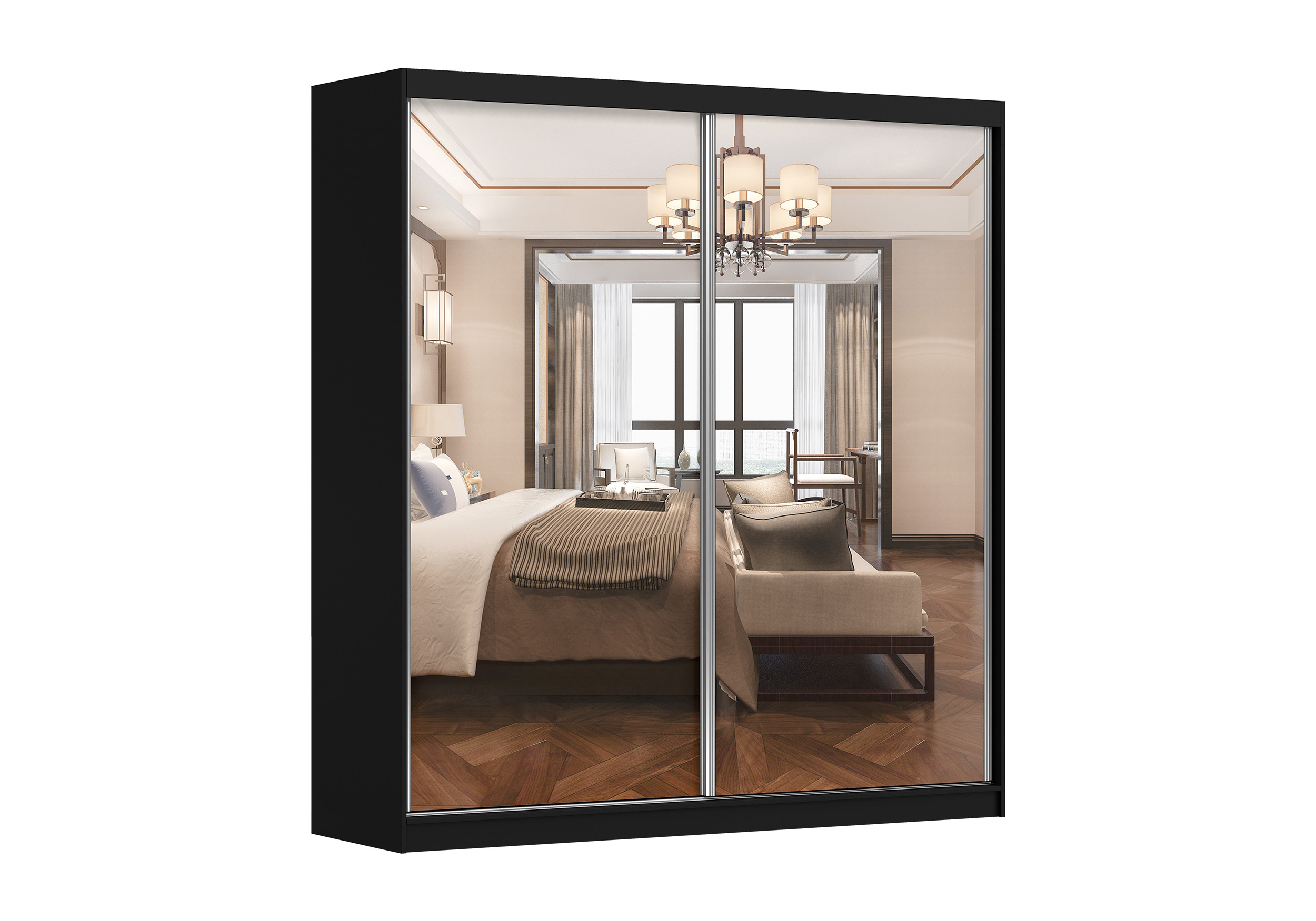 IDZ Šatní skříň MULTI 20, 203 cm Barva dřeva: Černá