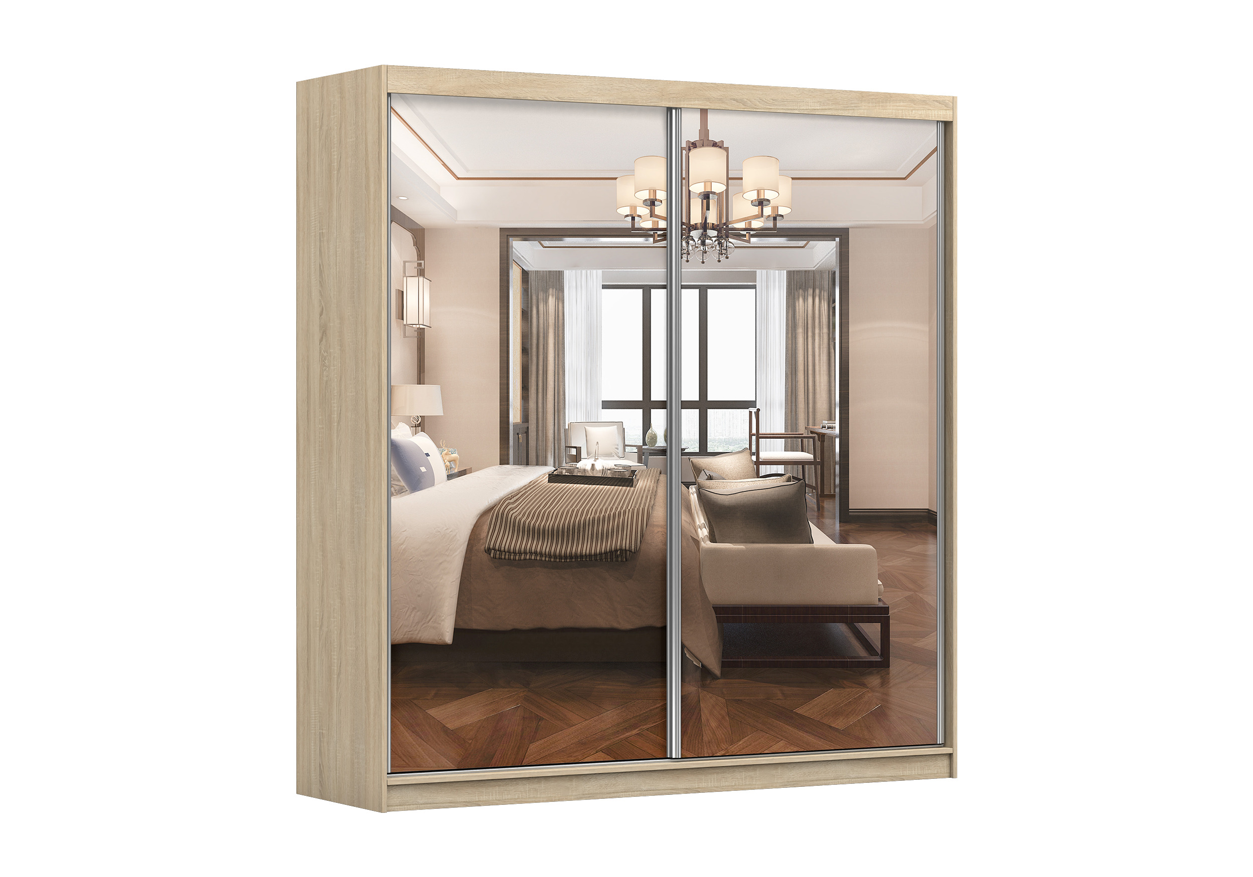 IDZ Šatní skříň MULTI 20, 203 cm Barva dřeva: Sonoma