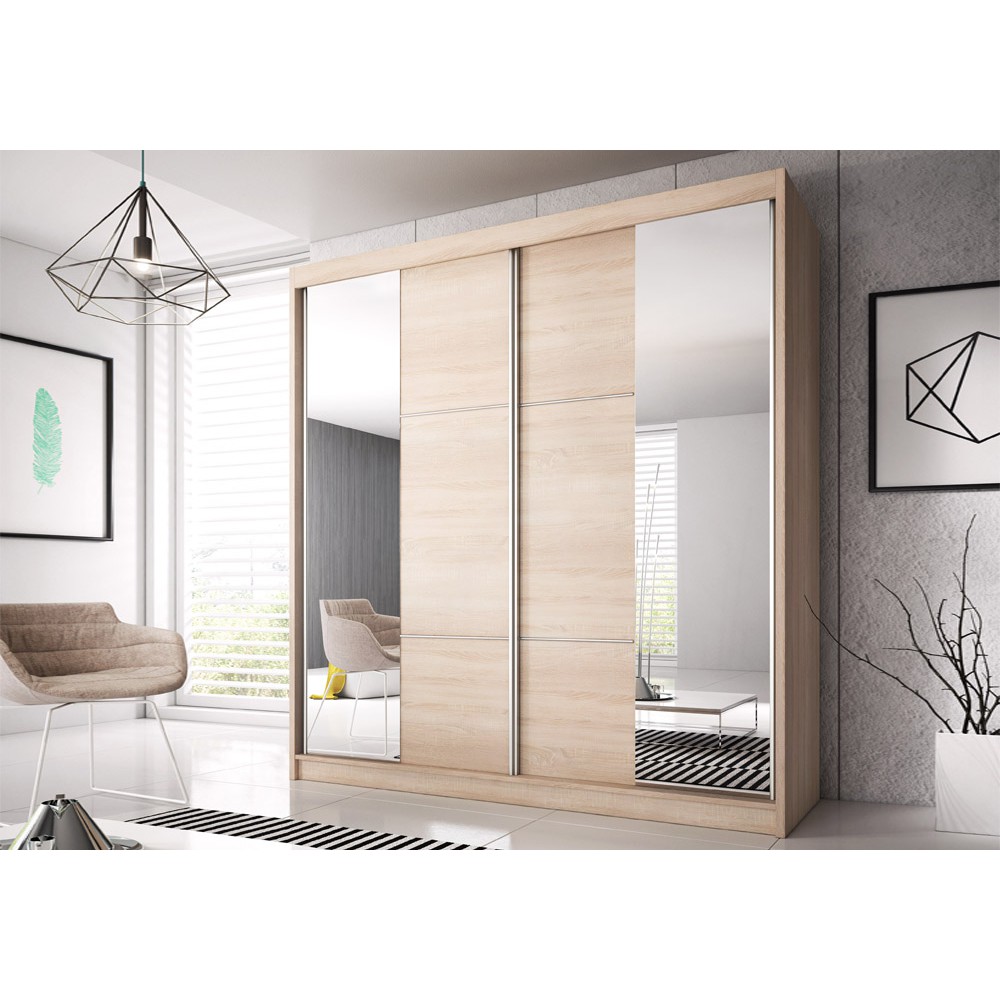 IDZ Šatní skříň MULTI 36, 233 cm Barva dřeva: Sonoma