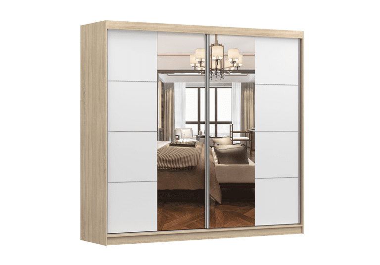 IDZ Šatní skříň MULTI 38, 233 cm Barva dřeva: Sonoma