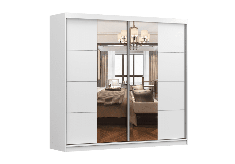 IDZ Šatní skříň MULTI 38, 233 cm Barva dřeva: Bílá