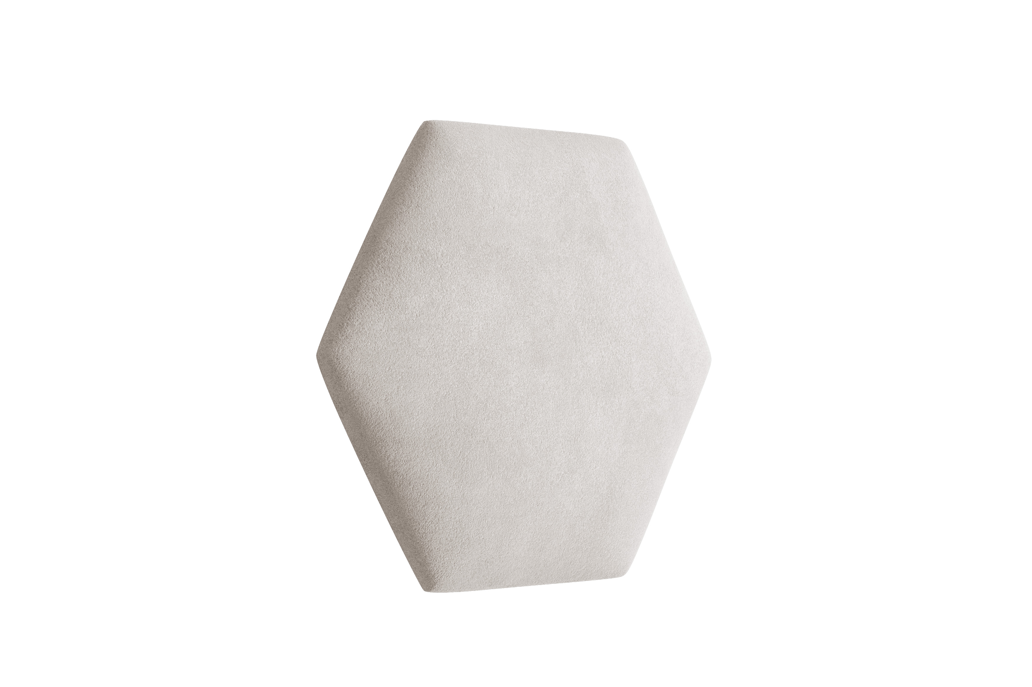 Levně Eka Čalouněný panel Hexagon Trinity 40,5 cm x 35,3 cm - Krémová bílá 2301