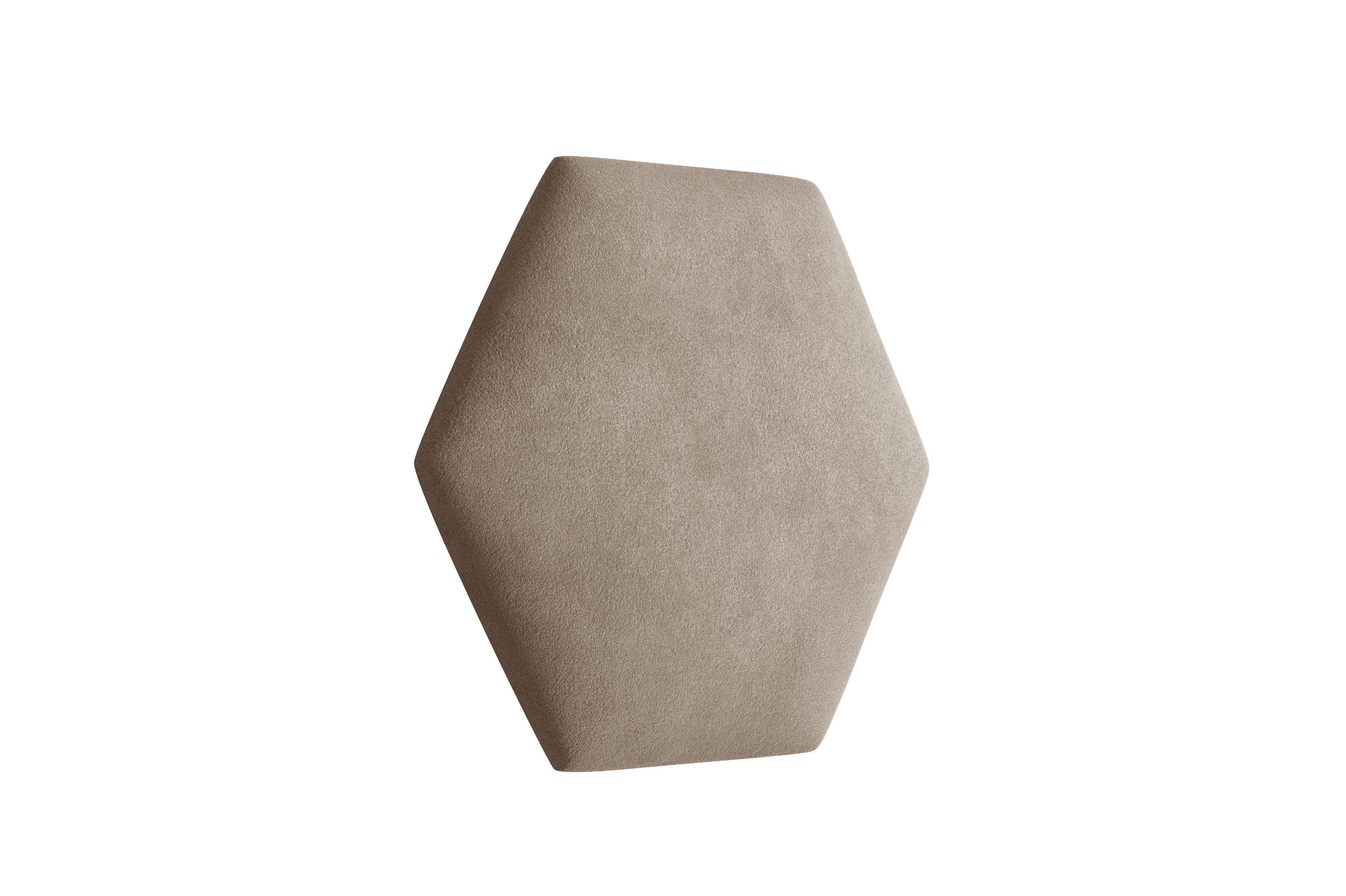 Eka Čalouněný panel Hexagon Trinity 40,5 cm x 35,3 cm - Světlá béžová 2303