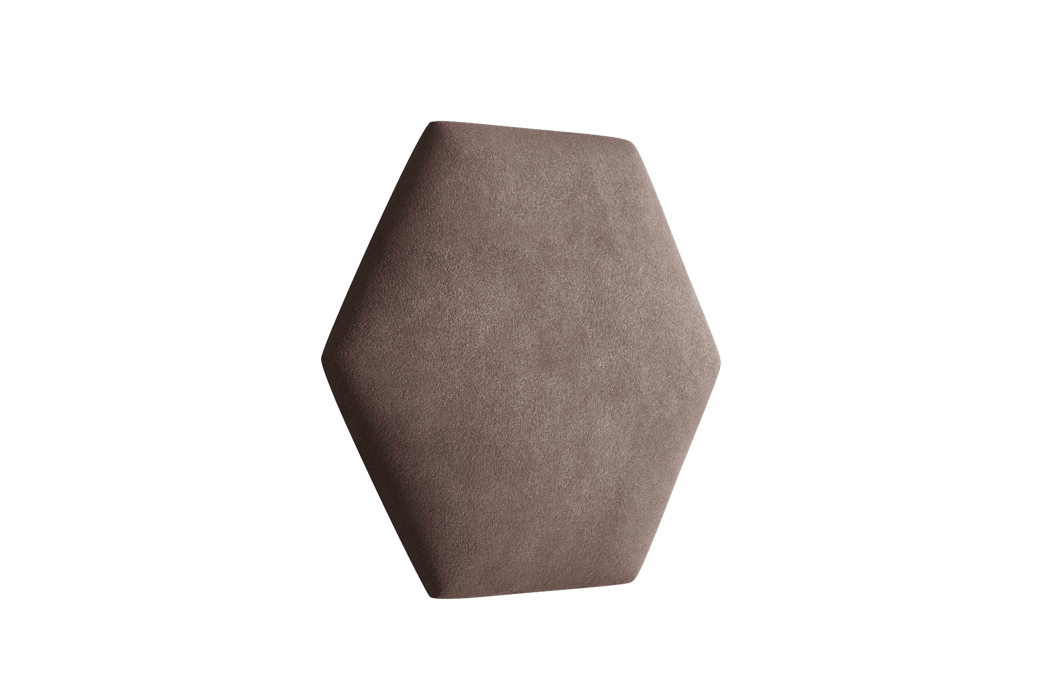 Eka Čalouněný panel Hexagon Trinity 40,5 cm x 35,3 cm - Tmavá béžová 2305