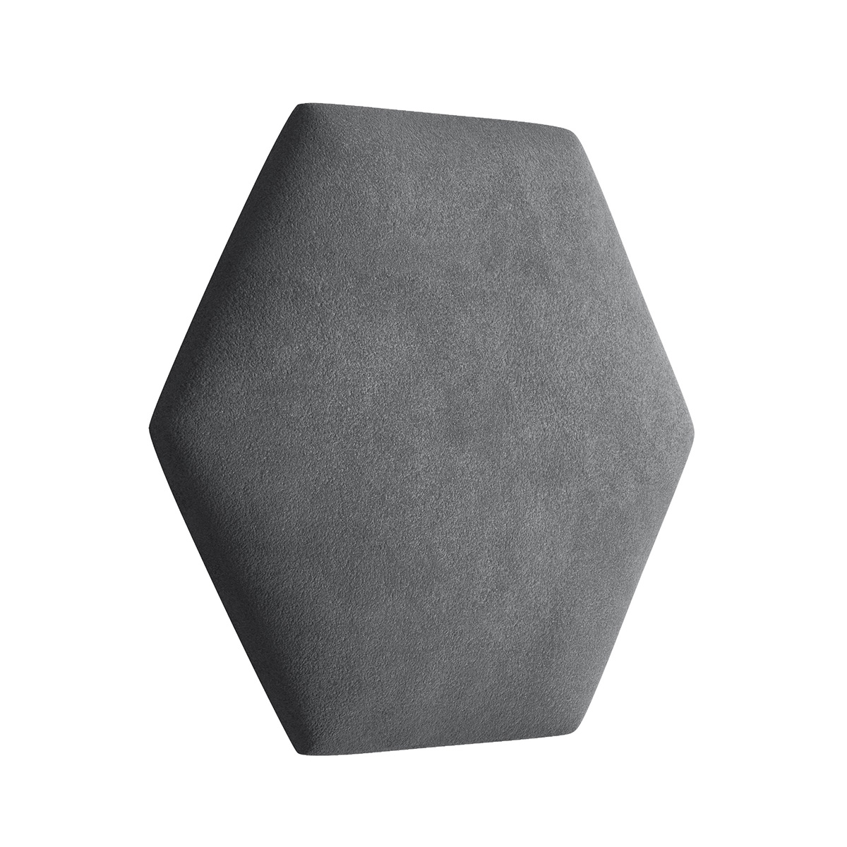 Levně Eka Čalouněný panel Hexagon Trinity 40,5 cm x 35,3 cm - Tmavá šedá 2315
