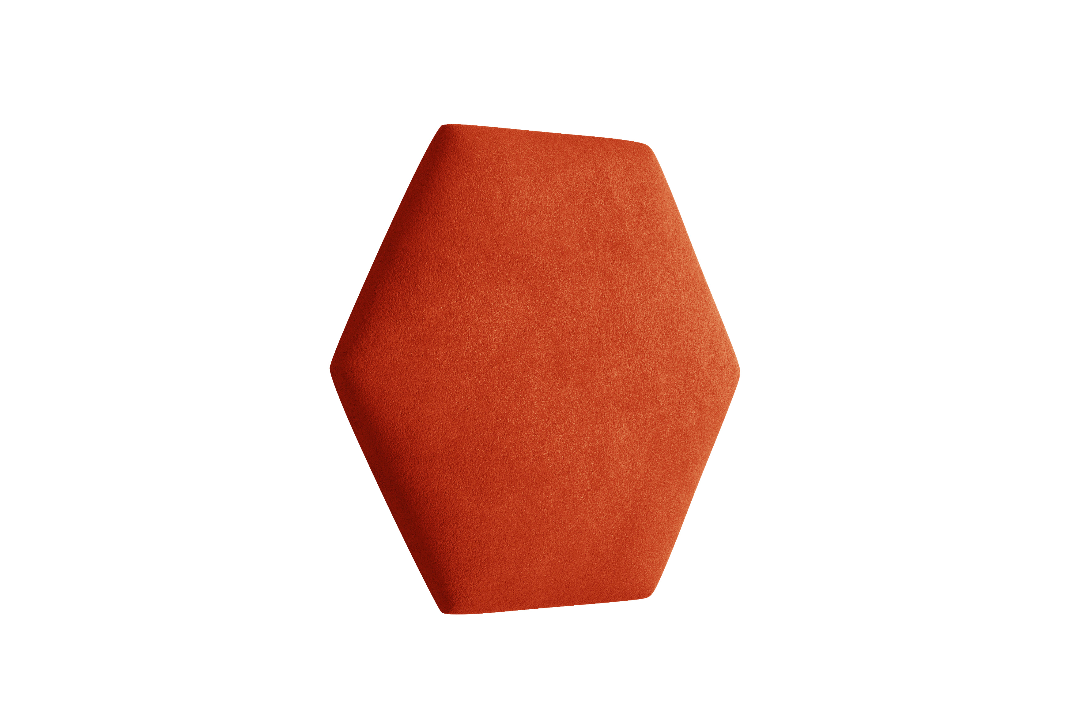 Eka Čalouněný panel Hexagon Trinity 40,5 cm x 35,3 cm - Oranžová 2317