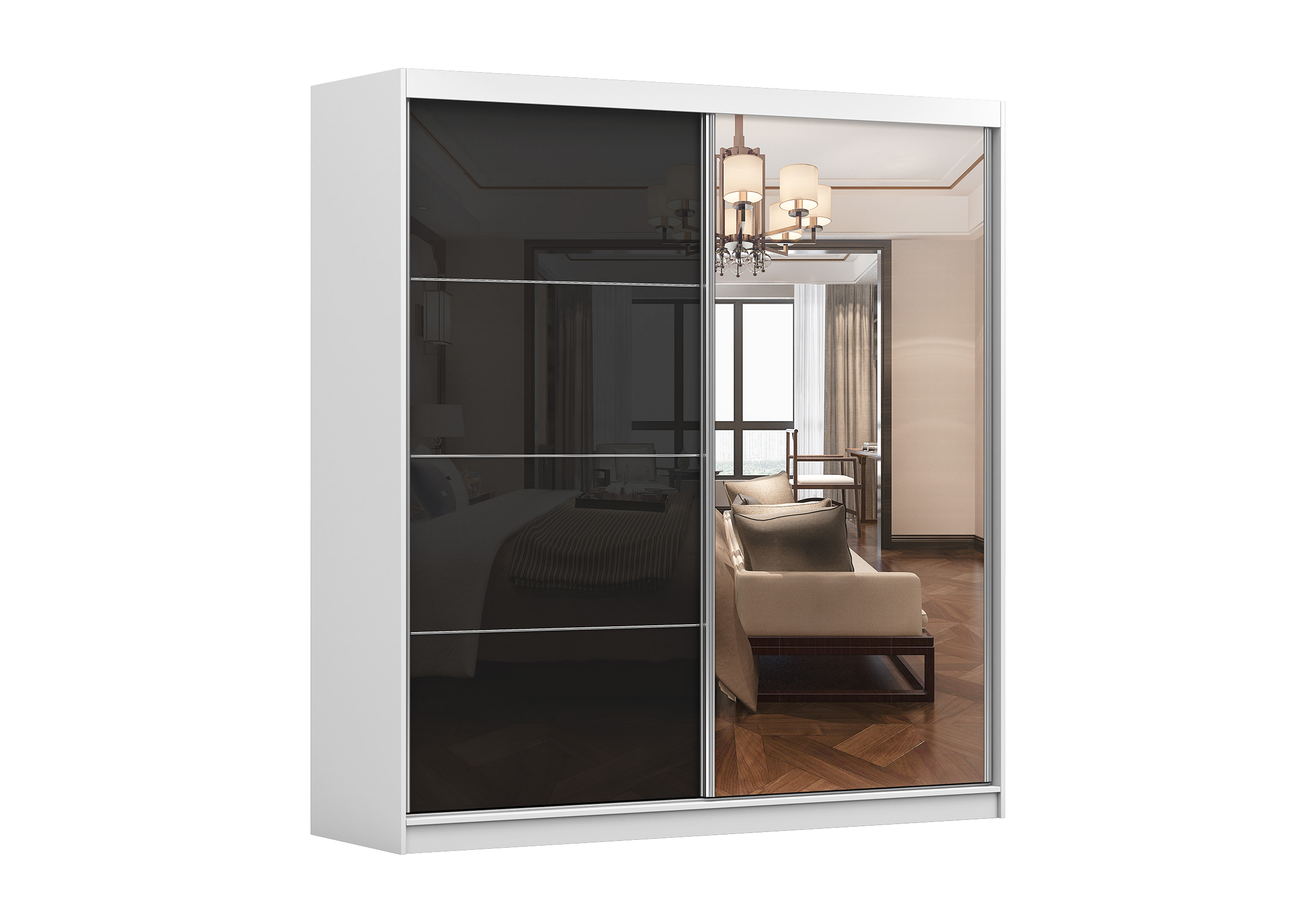 IDZ Šatní skříň MULTI 31, 203 cm Barva dřeva: Bílá