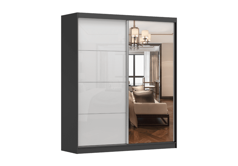 IDZ Šatní skříň MULTI 35, 183 cm Barva dřeva: Černá