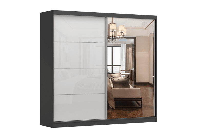 IDZ Šatní skříň MULTI 35, 233 cm Barva dřeva: Černá