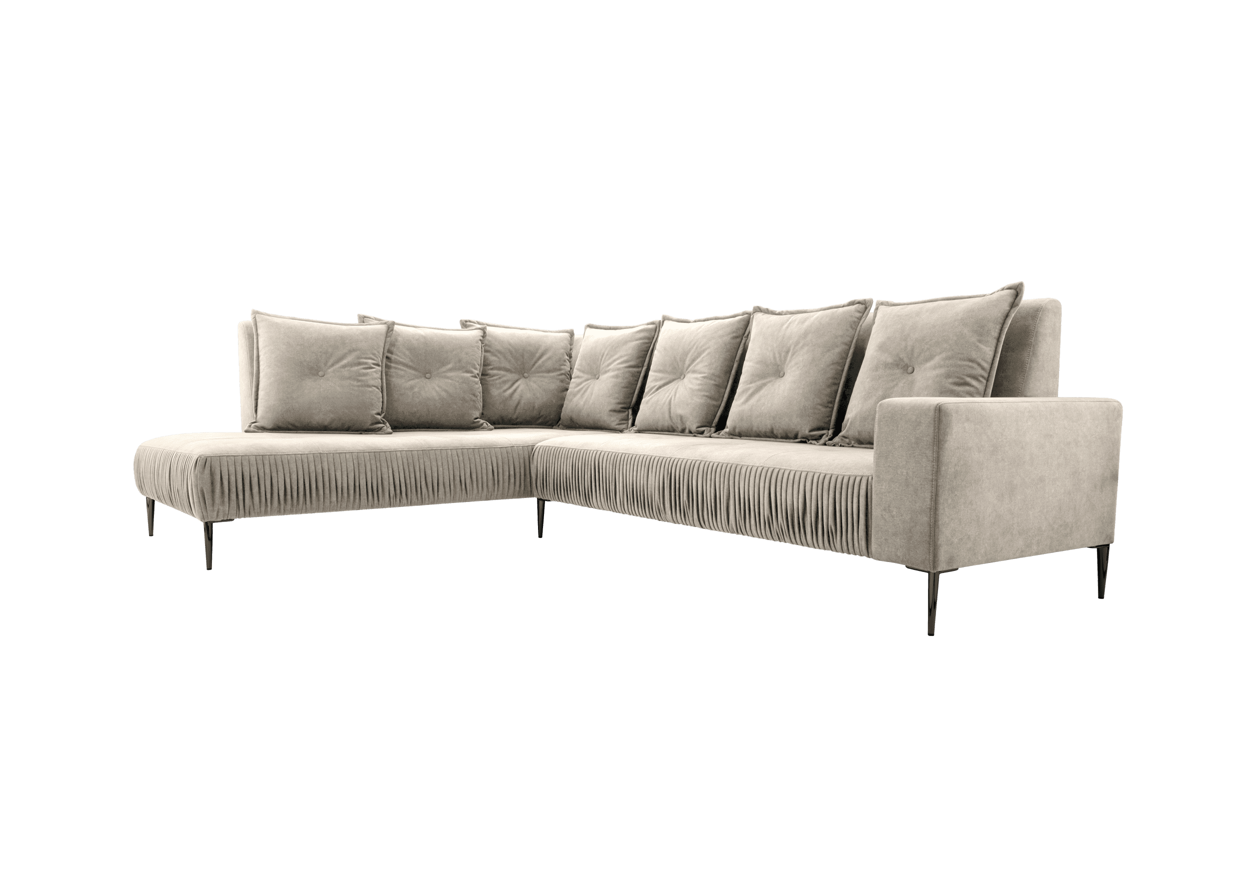 IDZ Rohová sedačka RINO, 302 cm Roh sedačky: Levý roh, Barva látky: VENA 07