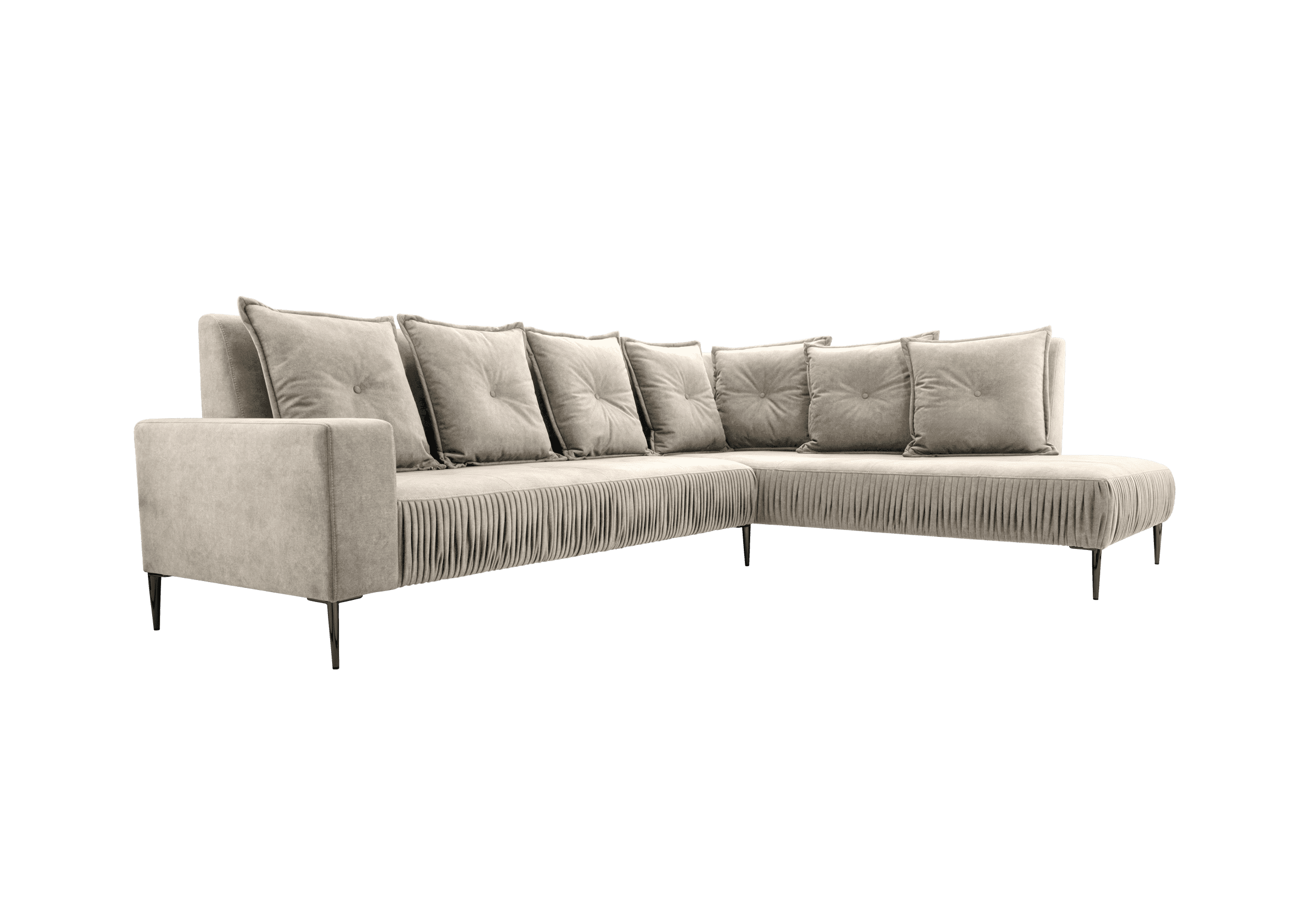 IDZ Rohová sedačka RINO, 302 cm Roh sedačky: Pravý roh, Barva látky: VENA 07